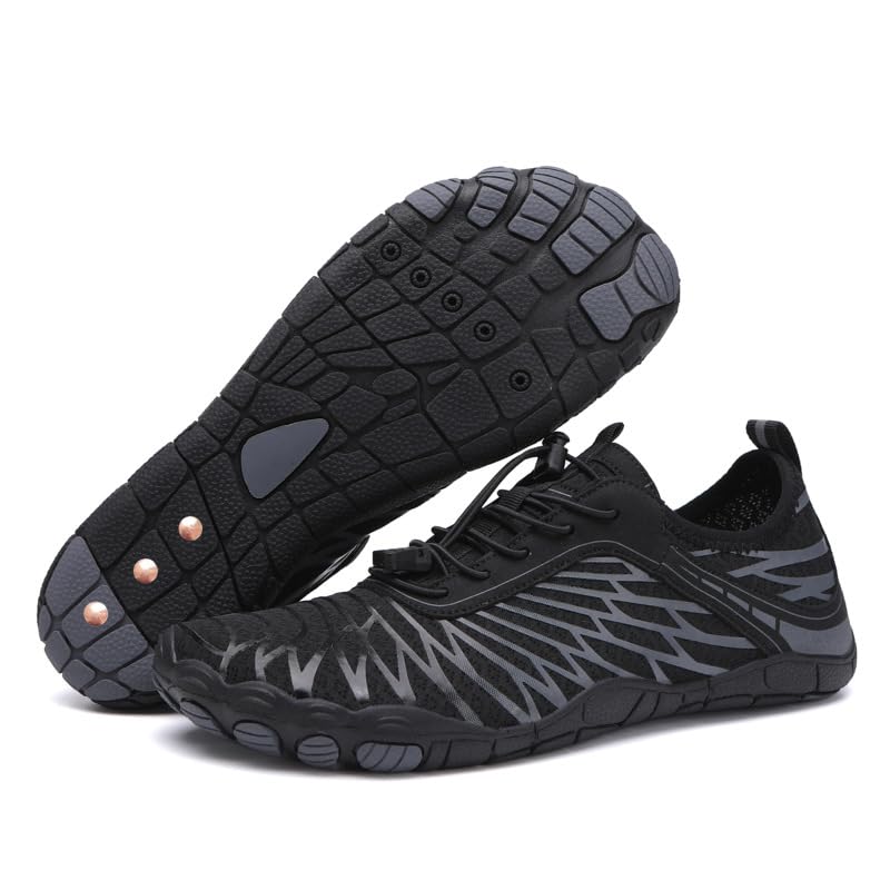 Grounding Shoes with Copper, Grounded Barefoot Footwear for Women Men Neuropathy, Hike Barefoot Footwear Mens, Lightweight Non-Slip