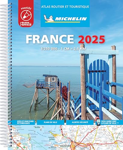 Atlas France 2025 Plastifié
