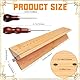 GeryVtee Buchbindewiege aus Holz mit 2 Ahlen Tragbare Buchbinder-Stanzwiege mit Piercing-Anleitung Buchbindewerkzeug für Buchbindung, Buch DIY Handwerk, einfach zu bedienende Anleitung