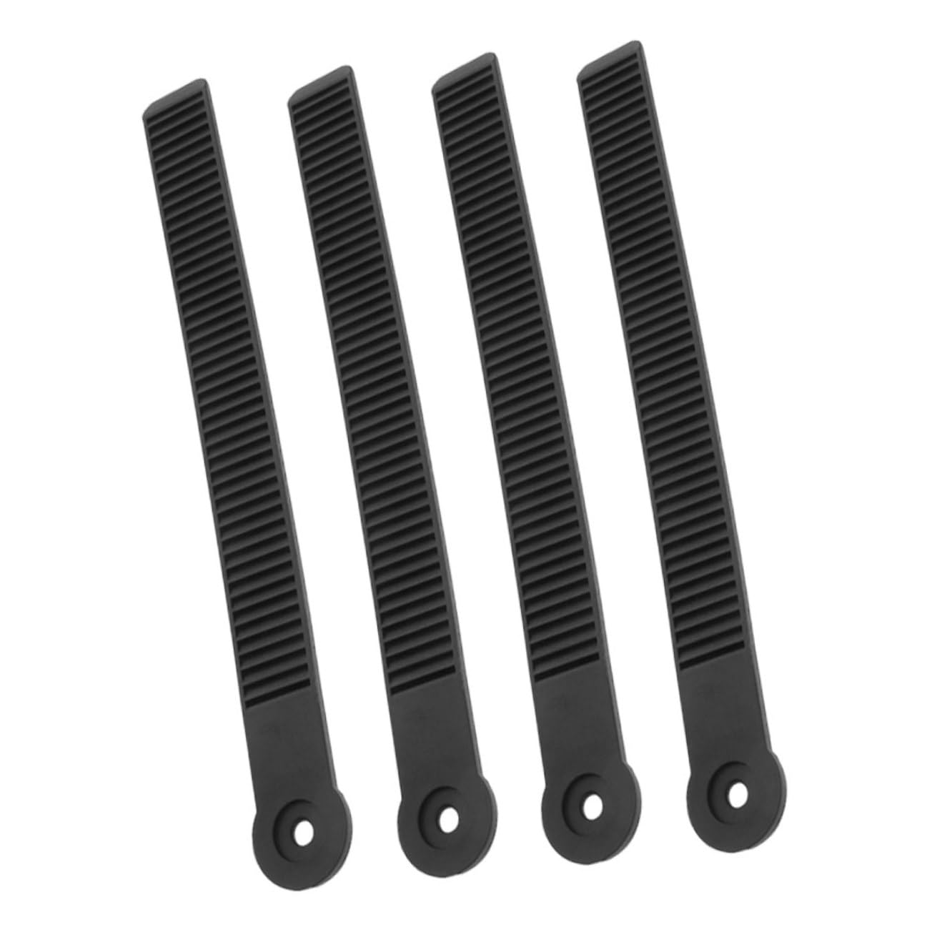 NAMOARLY Snowboard Binding Straps 4 Pack Plastic Straps Screws for Skiing Boots
