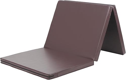 Vista 35 de Alfombrilla de gimnasia plegable de 71"x31"x2" para estiramiento, entrenamiento muscular, para niños, barra horizontal de juego, alfombrilla