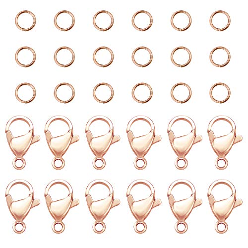 PH PandaHall 60pcs 5mm anelli di salto in acciaio