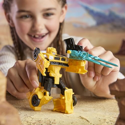 Miniatura 3 de Transformers Hasbro Cyberworld, Bumblebee, Figura de Acción 2 en 1, Robot de Juguete o Coche Deportivo Amarillo, Accesorio de Cañón, Coleccionable, Regalos para Niños y Niñas 6 Años o Más