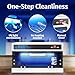 JJ CARE UV Sanitizer Cabinet – 8L Capacity, Manual Timer, Professional Tabletop UV Sanitizer Cabinet for Salon, Spa, Office & Home Use, 99% Sanitization Efficiency