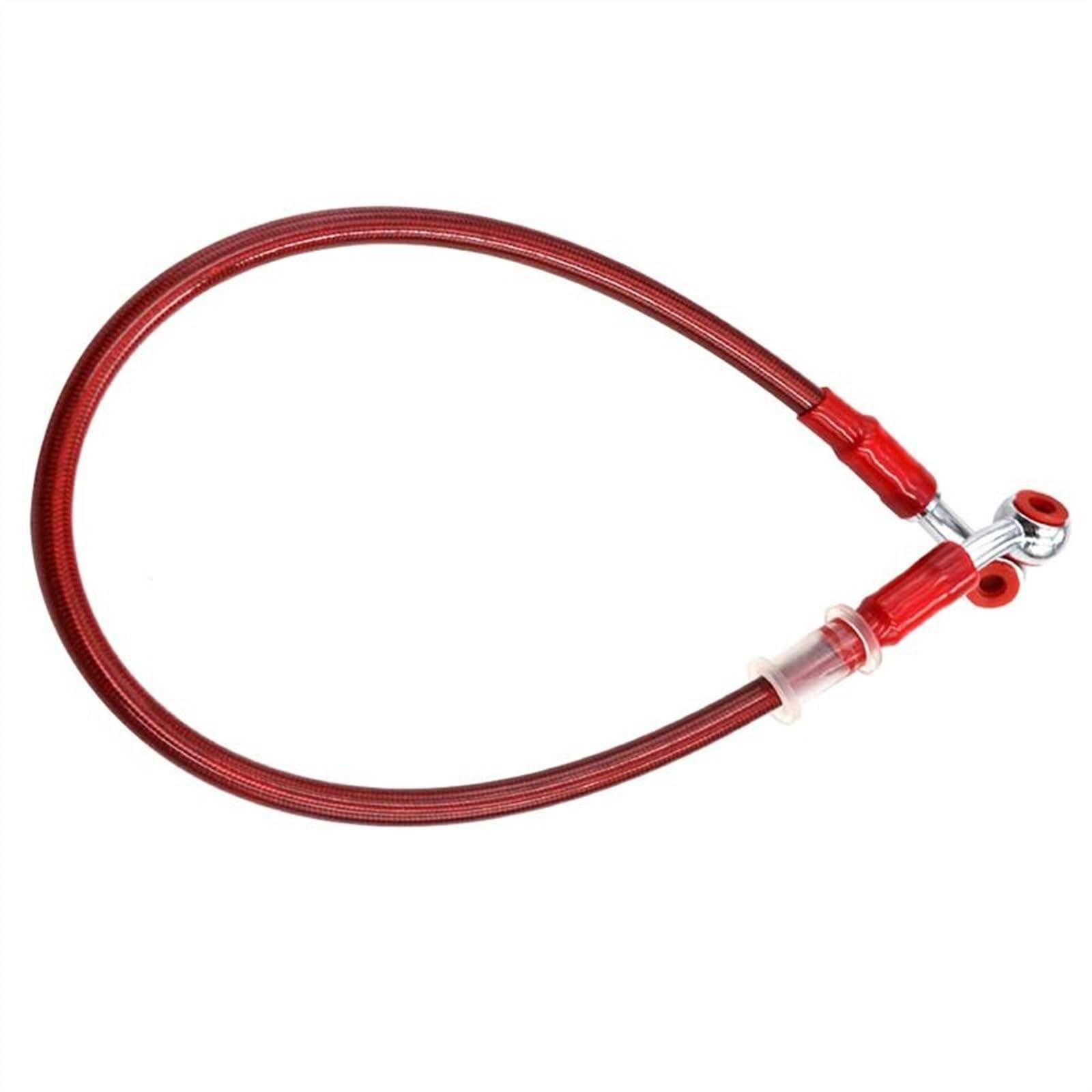 Ksxzw Black- Silver Motorbike Part Motorcycle Accessories 120Cm 1200Mm Brake Line Or Clutch Oil Hose Pipe(Black- Silver)