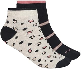 Jockey 7480 Women's Compact Cotton Stretch Low Show Socks with Stay Fresh Treatment (Pack of 2) Price In India