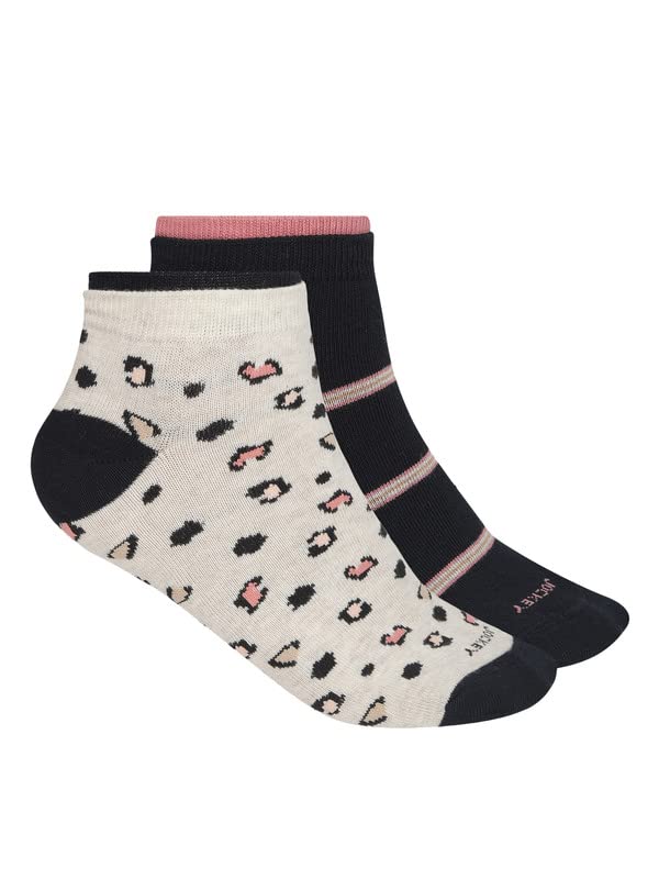 jockey 7480 Women's Compact Cotton Stretch Low Show Socks with Stay Fresh Treatment (Pack of 2)-picture-53