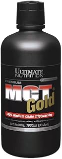 Ultimate Nutrition MCT Gold, Medium Chain Triglycerides, Helps to Provide Energy, No Water, Artificial Color or Flavors, 33.8 fl. oz./1000 mL