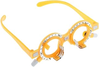 Optometry Trial Frames Optical Lens Frames, Premium Lightweight Plastic, Beautiful Color Options, 10 Sizes Available for Eye Exams and Vision Testing- 58mm