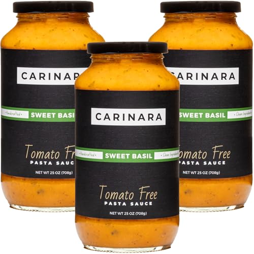 CARINARA Tomato-Free Pasta Sauce – 25oz | Carrot-Based Marinara Alternative