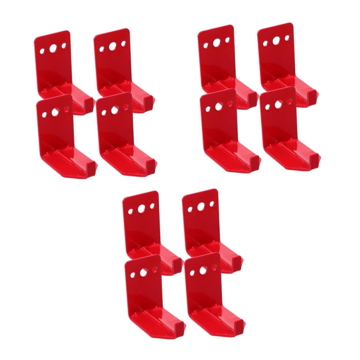 PRETYZOOM 12 Piezas Soporte para Extintor de Incendios de Metal con Ganchos Resistentes y Tornillos Montaje Pared para Taller