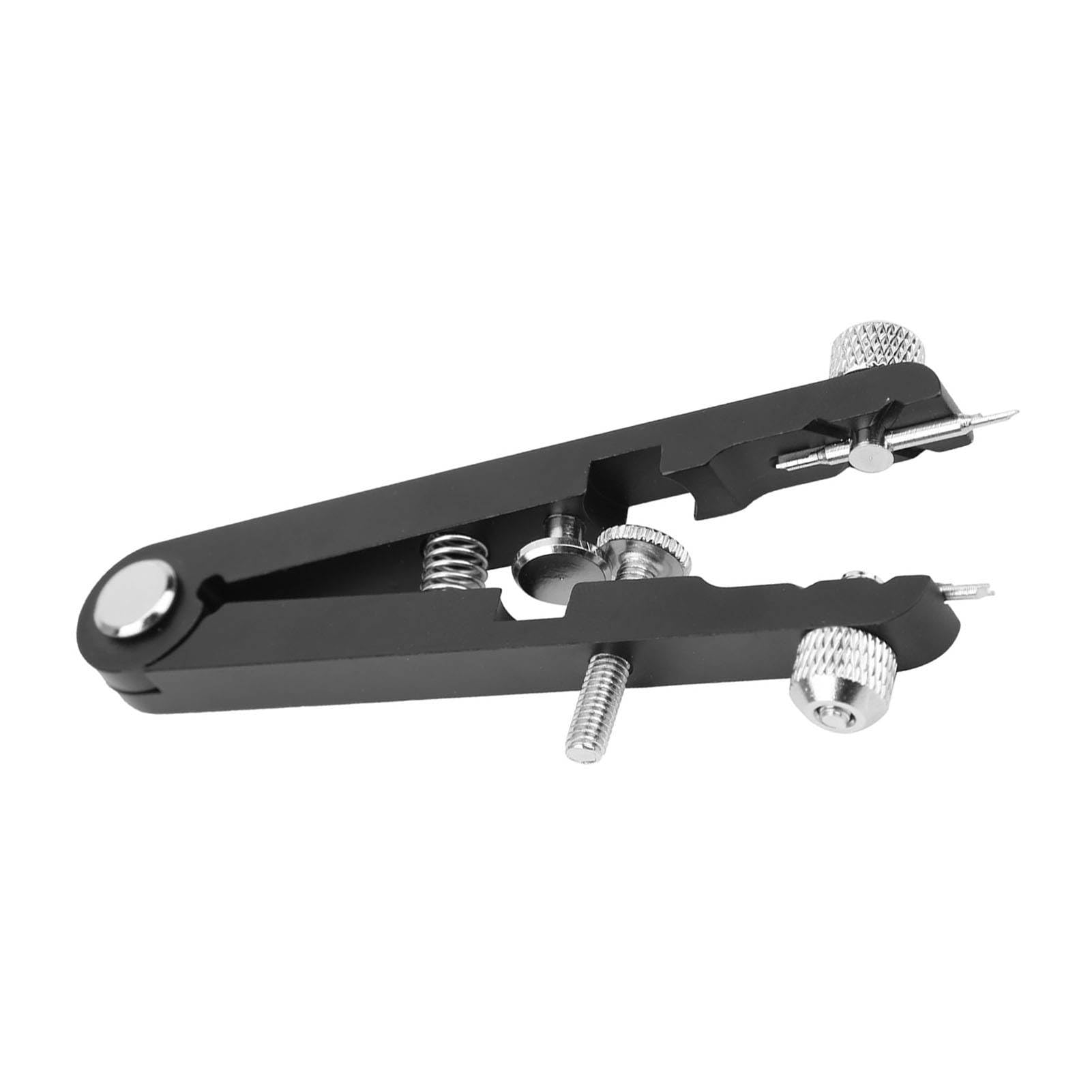 Ejoyous Alicates de Barra de Resorte con Pasadores 6825 Herramienta de Alicates de Barra de Resorte, Herramienta de Pinza para Correas de Reloj (BLACK)