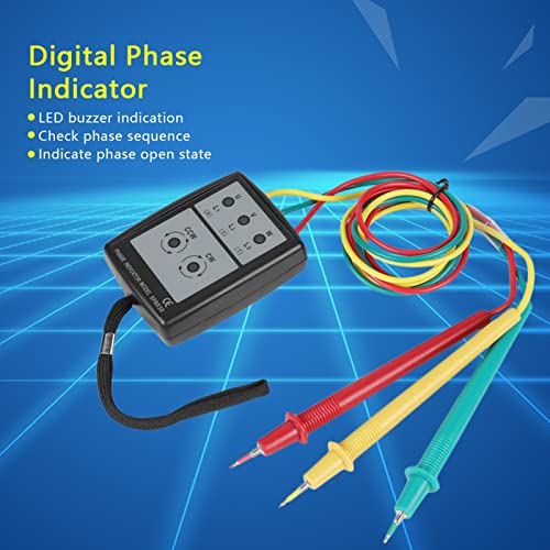 Indicateur de rotation de phase 200v 480v pour résoudre les pannes
