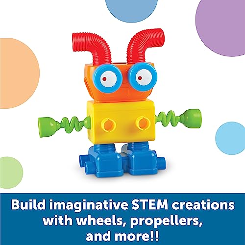 Learning Resources LER2869 1-2-3 Build It! Robot Factory, Fine Motor Toy thumb #2