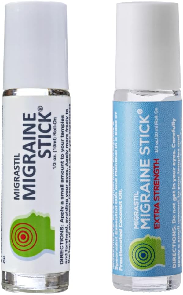 Basic Vigor Migrastil Original Migraine Stick & Extra Strength Migraine Stick Bundle