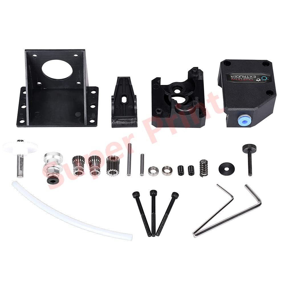 Super Print Dual Drive Extruder – 3:1 Übersetzung, Gehärtete Stahlzahnräder, Für CR10, Ender 3, Wanhao D9 & DIY-Drucker