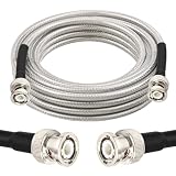 MOOKEERF RG8X - Cable BNC macho a BNC macho de 18 pies, atenuador