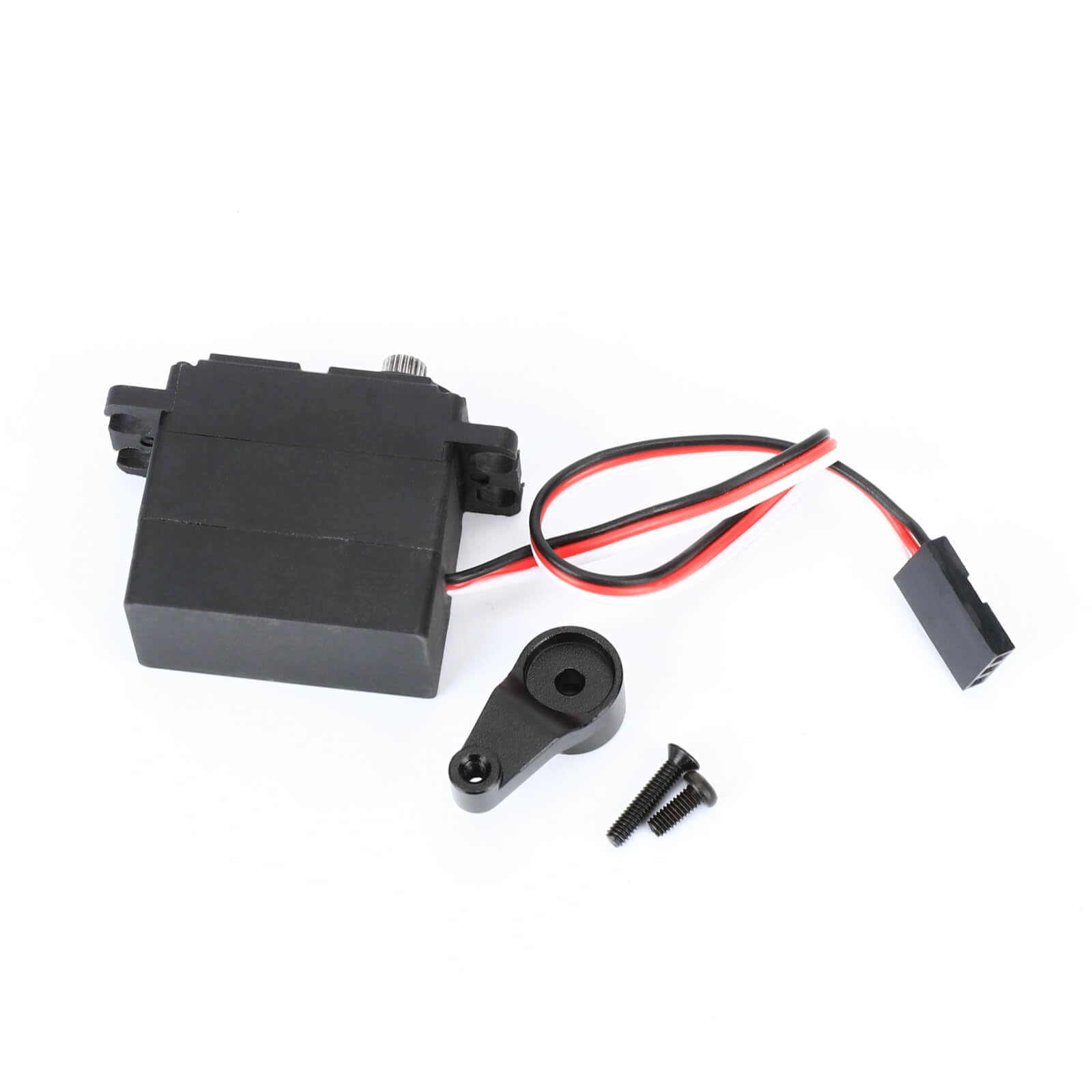 RCAWD 3KG 21T Steering Servo & Servo Arm Horn for MJX Hyper Go 1/14 14210 14209 Series Upgrades Part Black