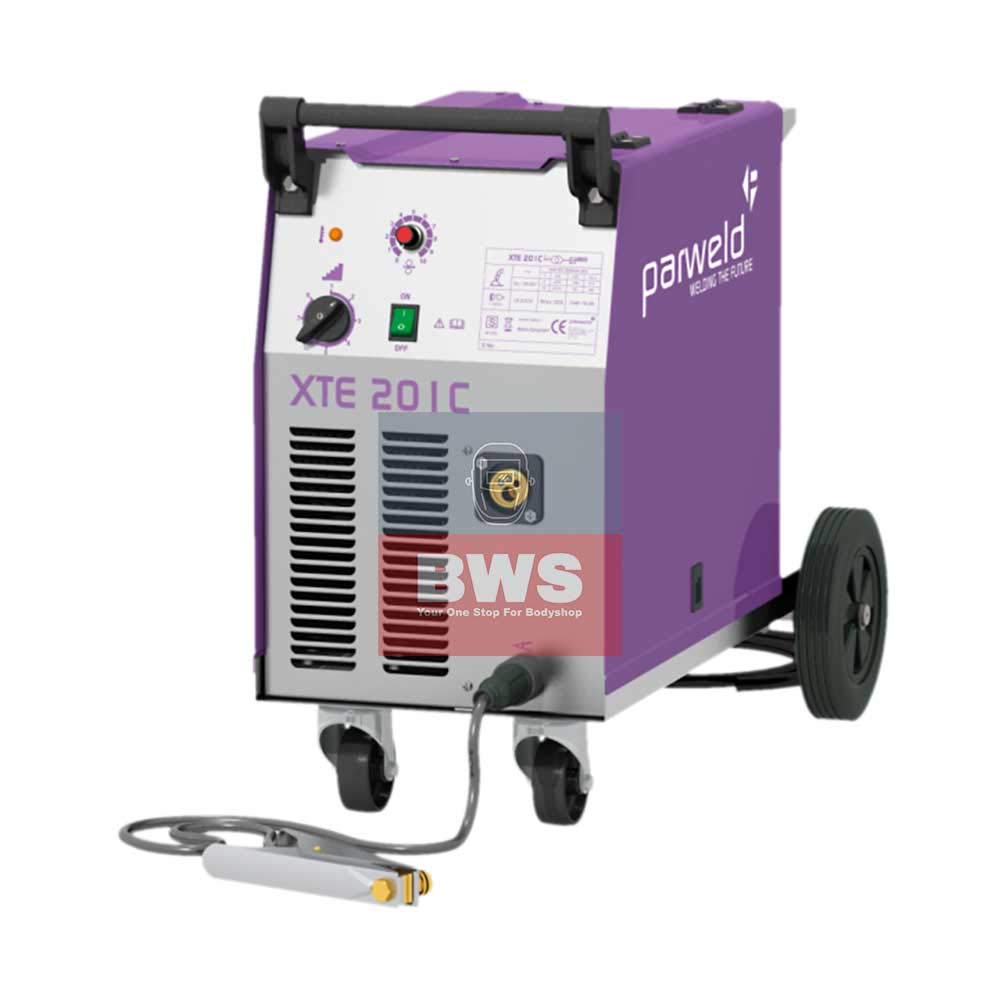 Parweld Xte201 Compact Automotive Mig Welder 200A 230V Machine Only