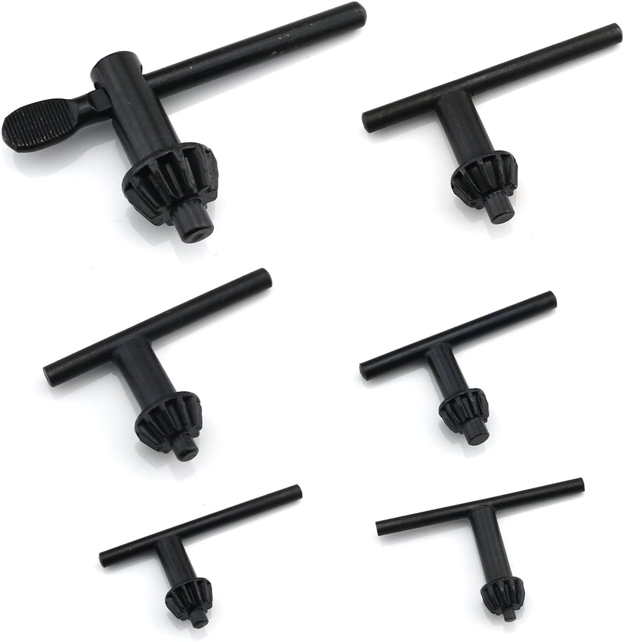 DGHAOP 6IN1 Drill Chuck Key Wrench Electric Drill Clamping Tool 6 Sizes Electric Hand Drill