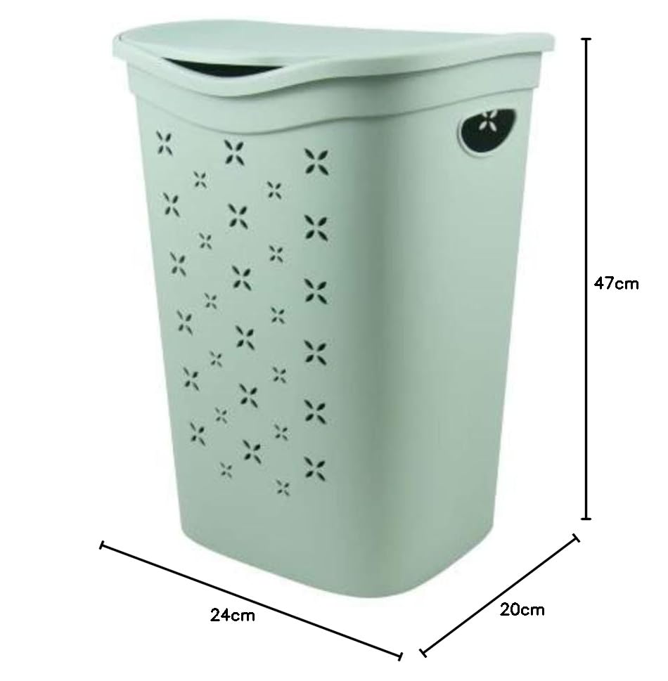 Cestello Portabiancheria Belli E Forti - 55 Litri In Polipropilene, Colore Tortora