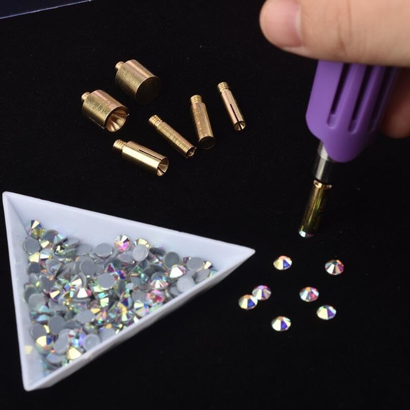 Strass hotfix dark siam pour customisation textile et robe de danse - 7