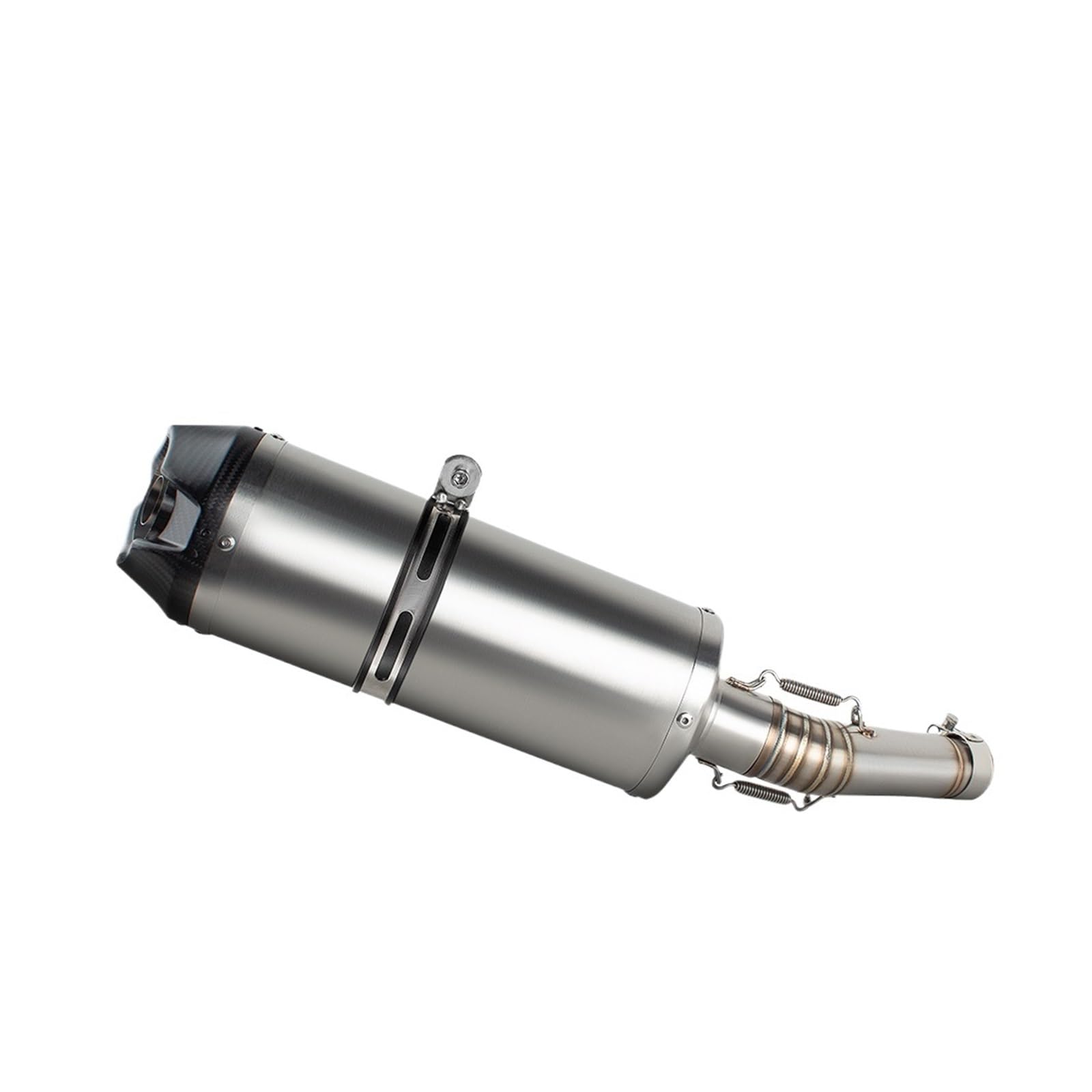 rura wydechowa Pasuje Do Honda NC700 NC750 NC700X NC750X Zestaw Wydechowy Motocykla Rura Wydechowa Podłącz Tłumik Z(Silver)