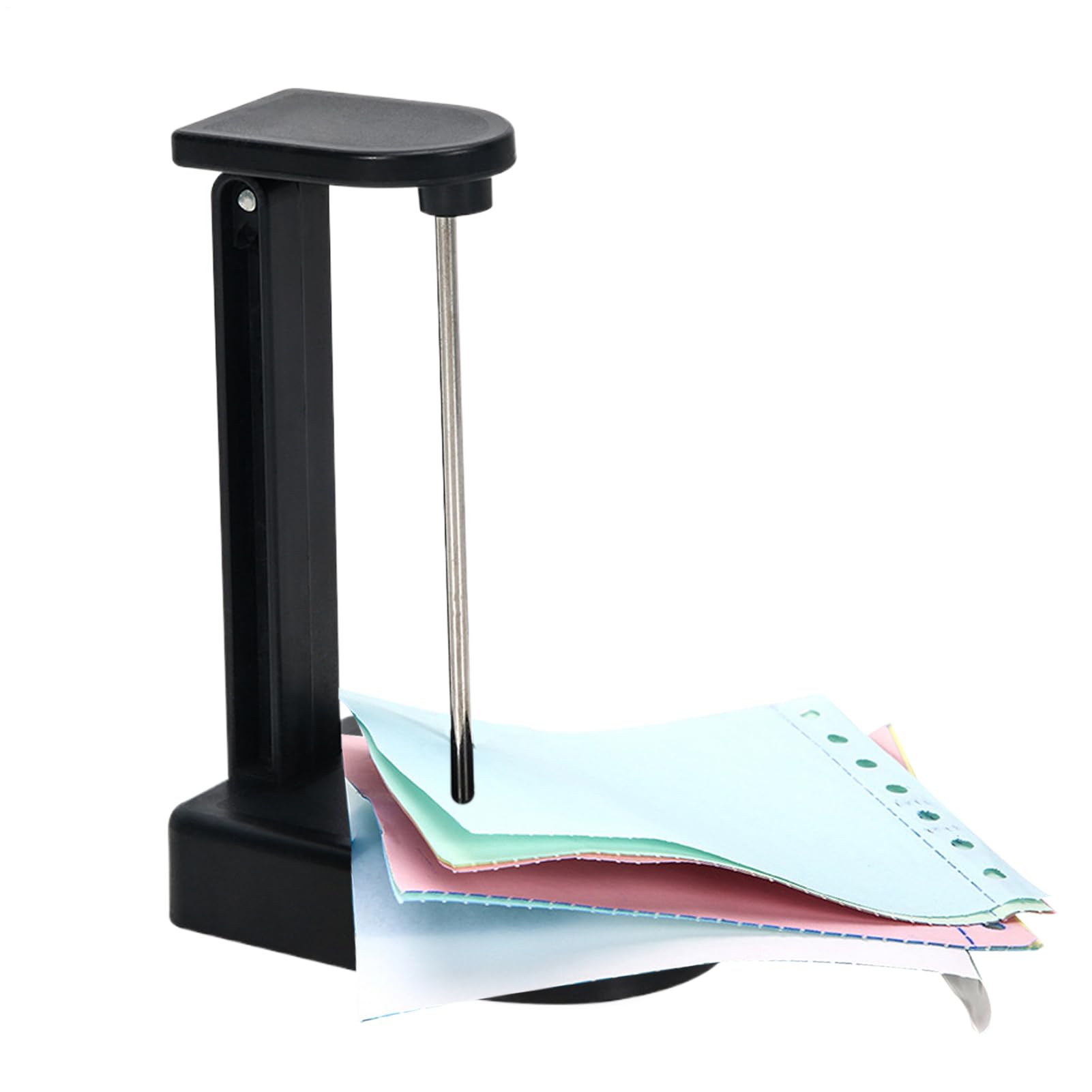 Ticket Stabber - Heavy Duty Receipt Holder Organizer,Non-Slip Paper Note Storage Stand, Compact Check Stub Organizer for Diner Kitchen Hotel Food Service Retail Checkout