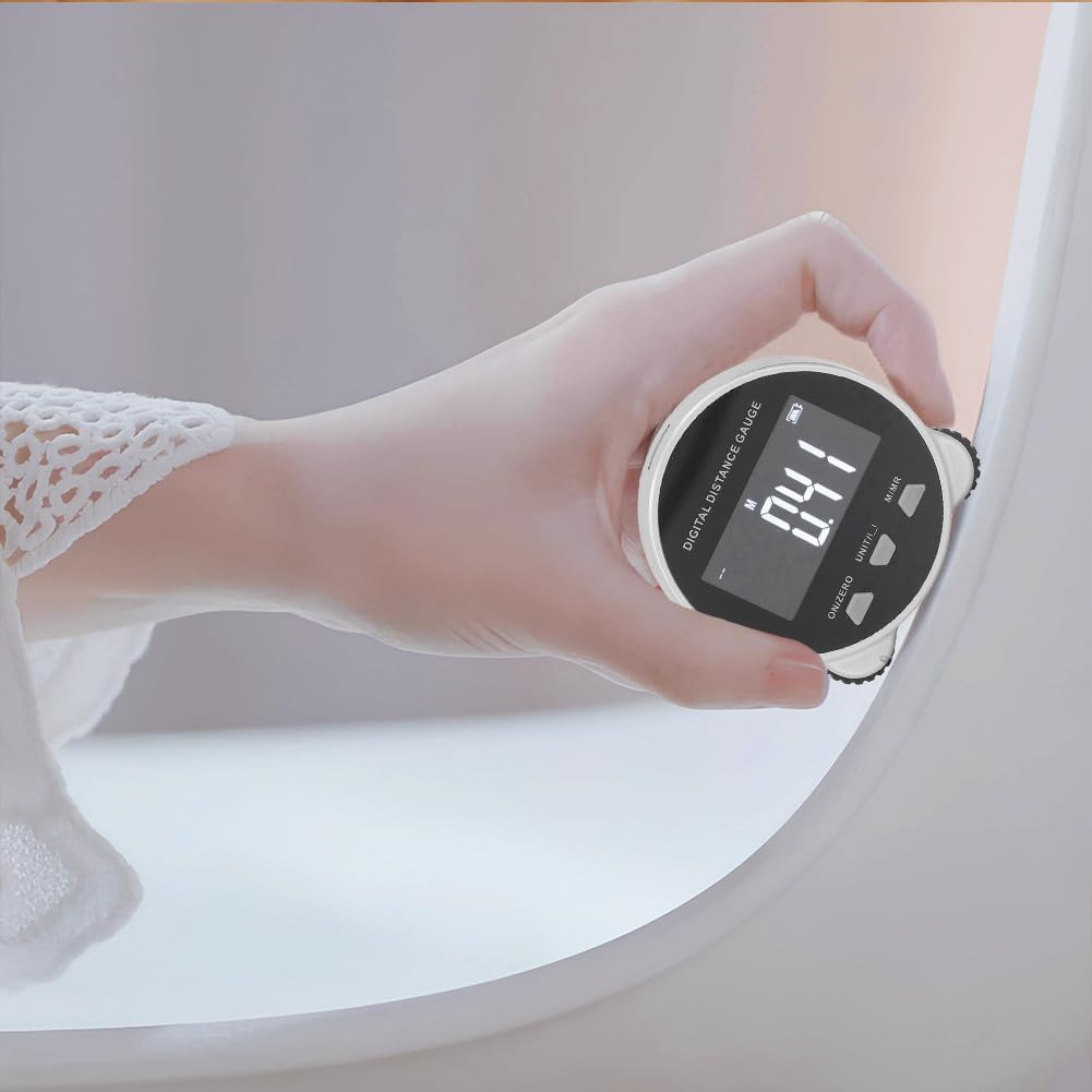 Metre Ruban Électronique Numérique, 199.999m Metre Ruban Digital Électronique Wheel, Règle à Rouleau Telemetre Mètre à Ruban avec écran LCD, pour Diamètre incurvé Plat, Forme Impaire, Rubans