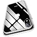 Meifigno Natural Series iPhone XR Case, [Certified Military Protection][Agile Button], Transparent Hard PC with Soft TPU Bumper, Protective Clear Case Phone Cover for Apple iPhone XR 6.1" (Clear)