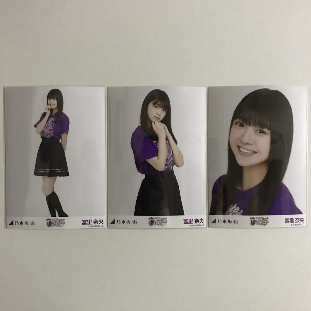 乃木坂46 生写真 冨里奈央 actually… ライブTシャツ コンプ