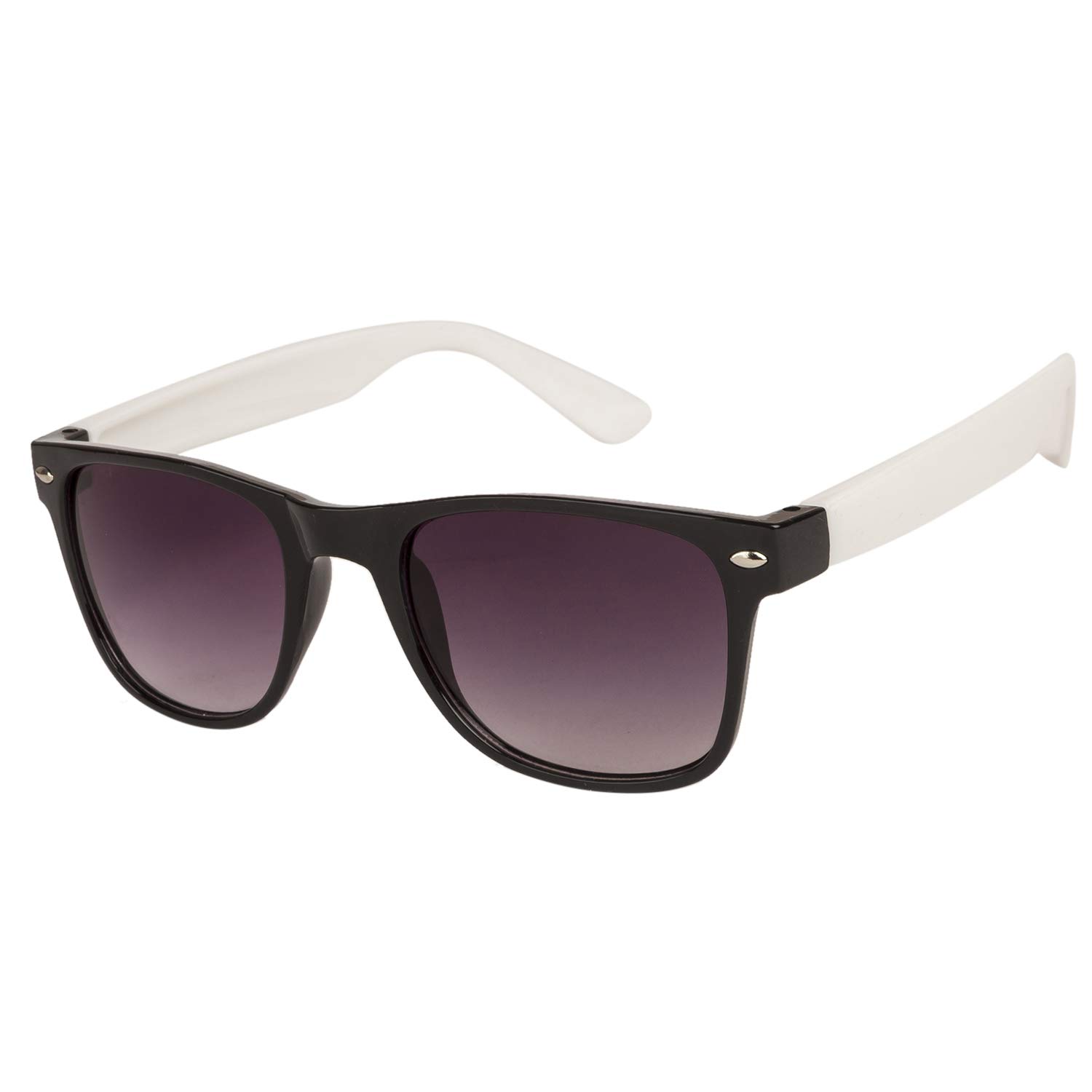 Flynn Wayfarer White-Black UV Protection Sunglasses For Men & Women |MA-980-S5|-image-43