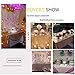 B-COOL Sparkly Drape Tablecloth Gold Tablecloths Sequin Fabric Table Cloth for Ceremony Party Halloween 50x80 Inch