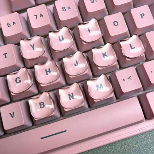 Cat Keycap, Kit de teclas gato para teclado, 30 piezas miniatura 1