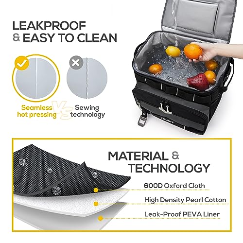 Tourit TR2103071 Collapsible 48-Can Leak-Proof Insulated Rolling Cooler thumb #3