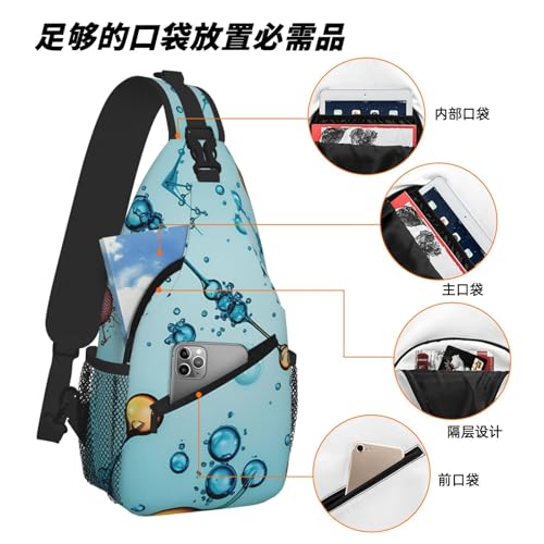Bolso Sling para hombre y mujer mochila de viaje impermeable miniatura 6