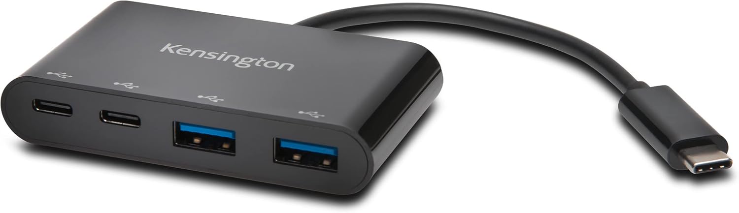 Kensington UH1400P USB-C 8-in-1 Driverless Mobile Hub with 85W Power Charging for USB-C Laptops (K33820WW) : Everything Else