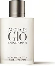Armani Beauty - Acqua di Gio - After Shave Balm - Cologne for Men - Long Lasting Fragrance with Bergamot notes, Jasmine, White Musks, Patchouli & Cedarwood – 3.4 Fl Oz