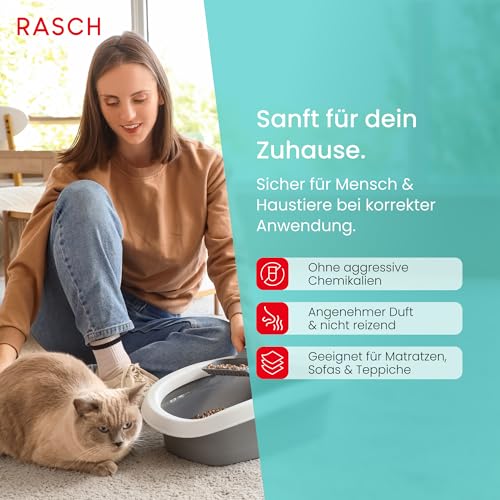 RASCH HOME DEFENDER® Flohspray für Wohnung & Möbel [500ML] - Anti Floh Spray zur Flohbekämpfung - Flohabwehrspray - Flohvernichter - Flohspraymittel gegen Flöhe - Fleespray - Antiflohspray