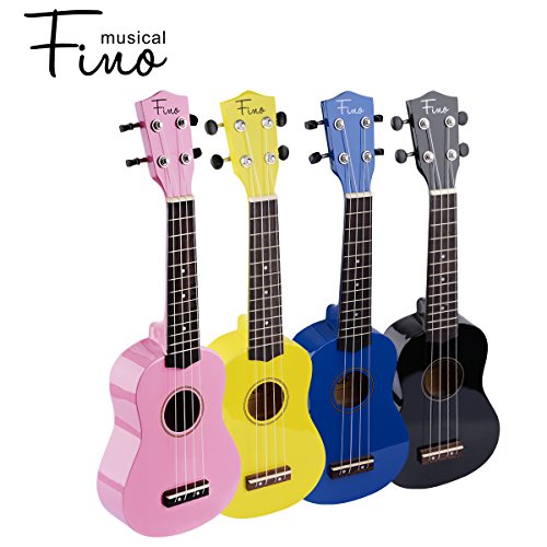 Fino Beginner Ukulele 21 Inch Soprano Ukelele For Kids Four String Wood Children Ukulele With Gig Bag thumb #6