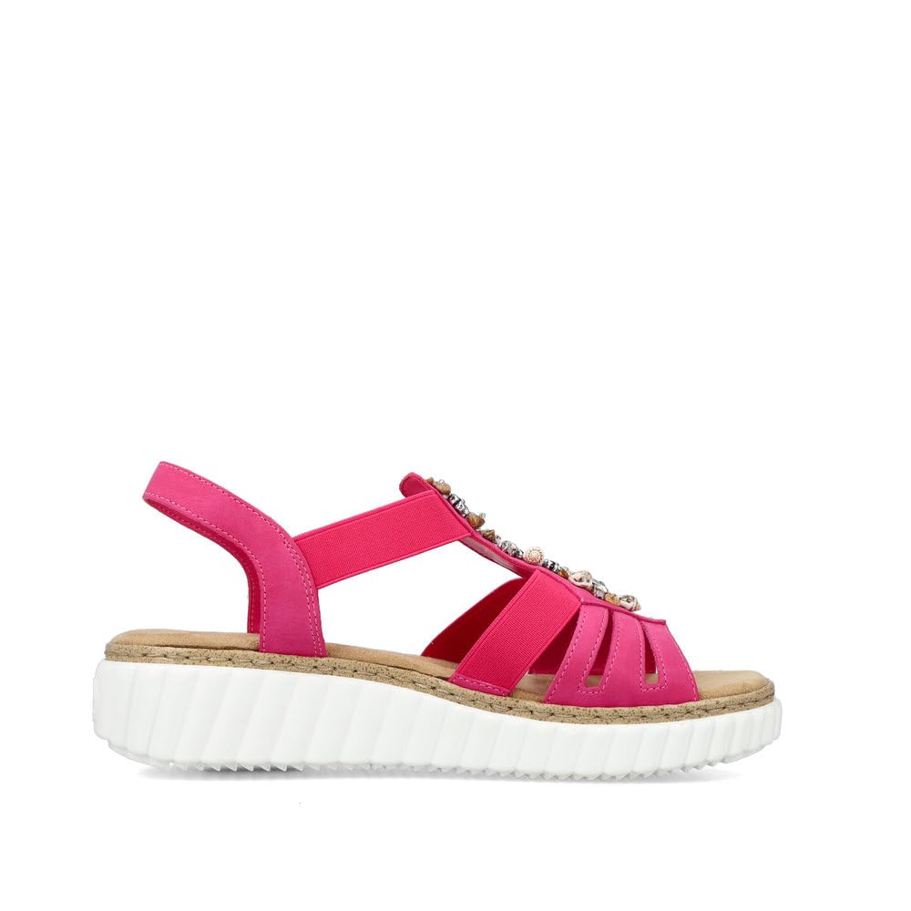 Rieker Damen Riemchensandalen 63249, Frauen Sandalen