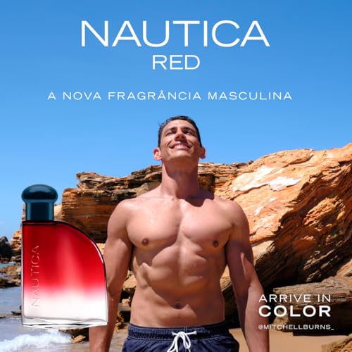 Image of Nautica Red Eau de Toilette for Men | Aromatic Fragrance | Long-Lasting | 100ml