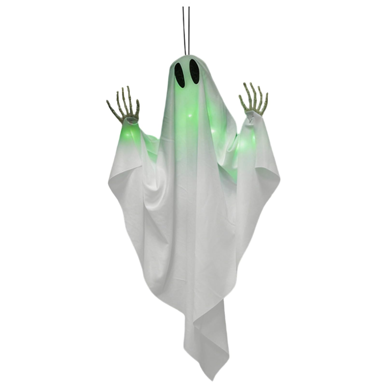 Whoasyst J Glow In Dark Specters Decorations Halloween Hangings Specters For Halloween User Friendly Plastics And Fabric Materials Hangings