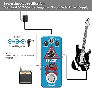 Amuzik Guitar Bluesy Pedal Vintage Blues Style Distortion Effect Pedal Wide Range Frequency Response for True Bypass… - Les Beatles, Paul McCartney, John Lennon, RIngo Starr, George Harrison Amuzik Guitar Bluesy Pedal Vintage Blues Style Distortion Effect Pedal Wide Range Frequency Response for True Bypass… – Image 6