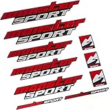 MONSTER SPORT MONSTER プレミアムステッカー 185×230mm 896118-0000M