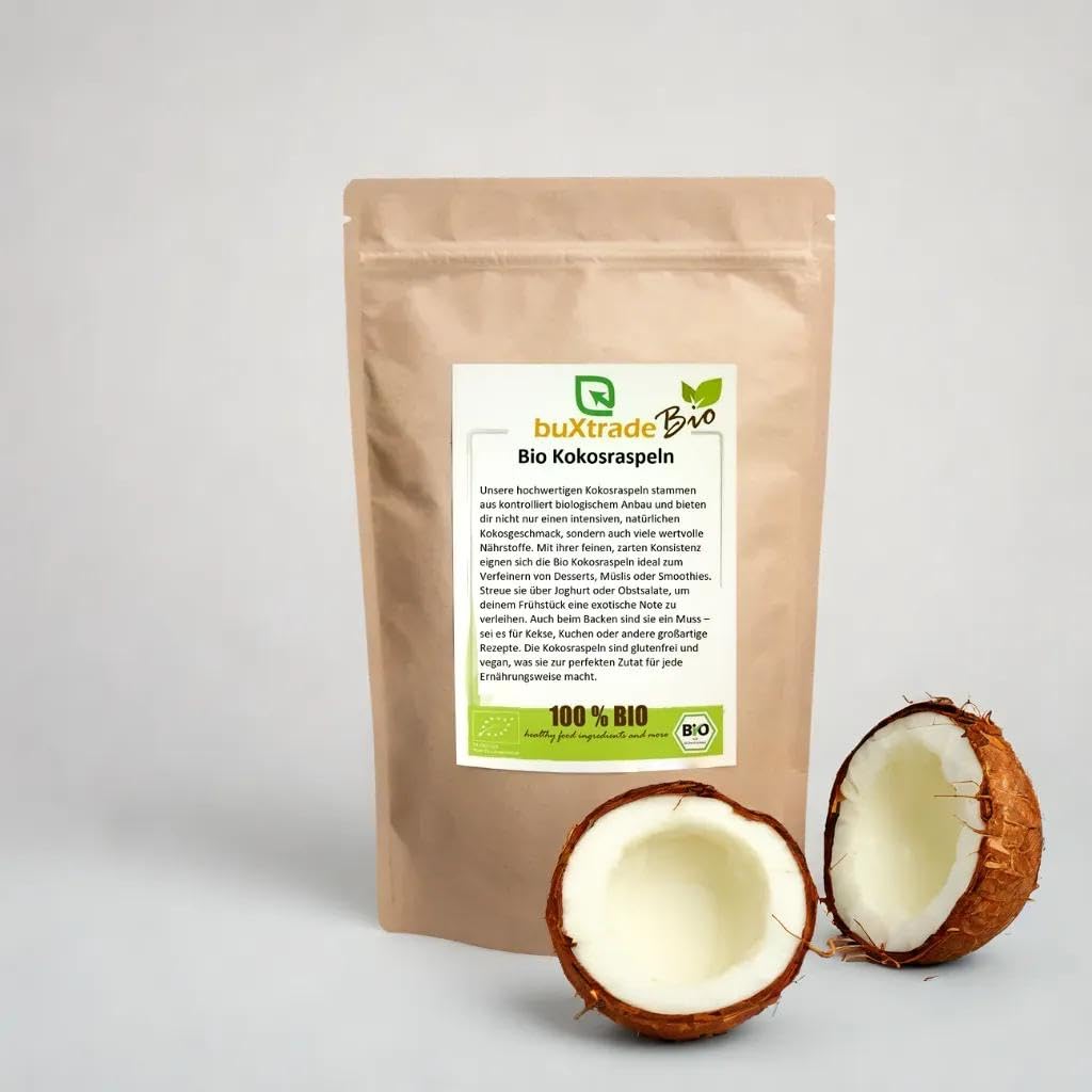 5 kg BIO Kokosraspeln | Kokos | Frucht | Müsli | Backen | Buxtrade