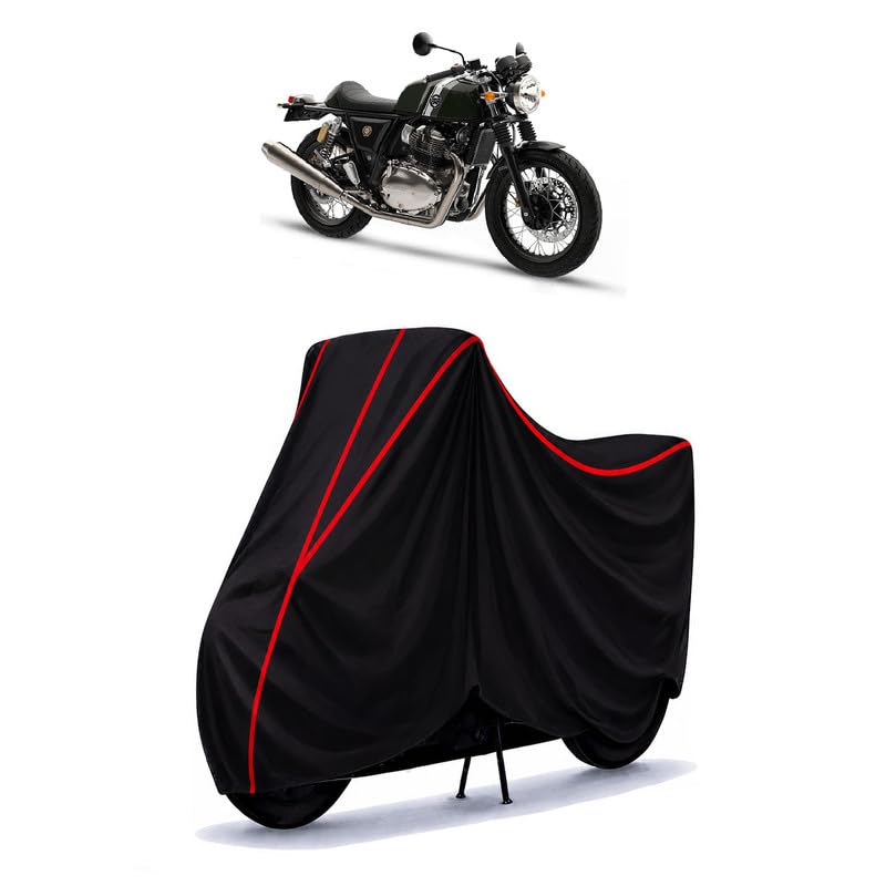 Image of Continental GT 650 Alloy Wheel Water Resistant Bike Cover for All Motorcycles & Rain | Heavy Duty | UV Protection, Dustproof, Scratchproof | All Weather Two Wheeler Cover with Elastic Bottom