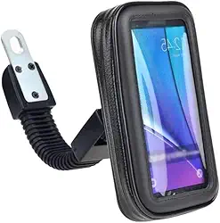 Suporte para Celular para Guidão de Bike e Moto – Case Impermeável 360°, Protege Contra Água, Poeira e Chuva (S/Conector)