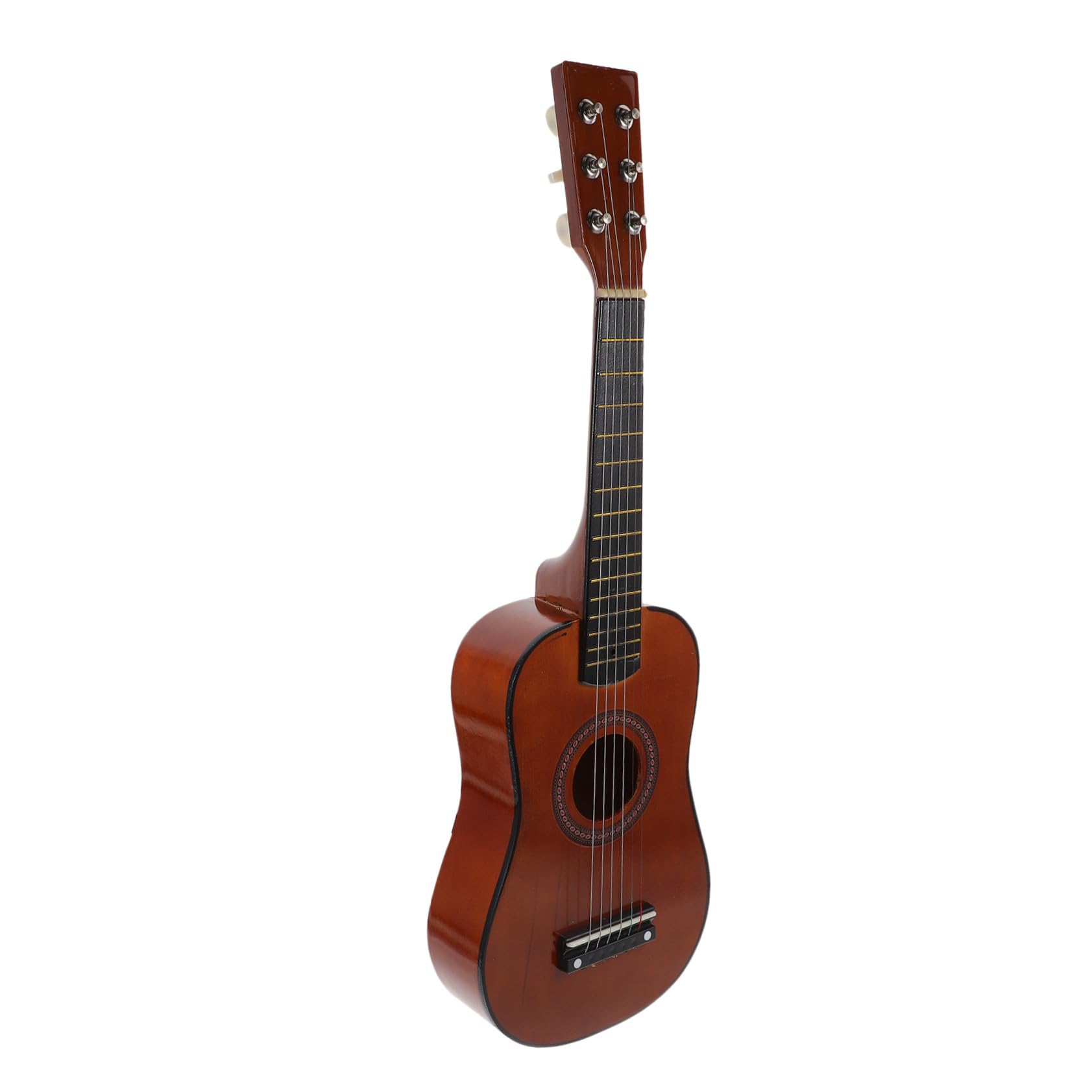 SOIMISS Guitare Bois Musical pour Garçon Fille Débutants Instrument Éducatif Entrainement Facile Garçons Filles Cadeau Apprentissage