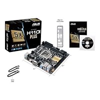 Asus H110I-Plus Mainboard Sockel 1151 (Mini-ITX, Intel H110, 2x DDR4 Speicher, 4x SATA 6Gb/s, 2x USB 3.0, 4x USB 2.0, PCIe 3.0) – Ansicht 6